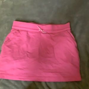 Pink skirt w shorts underneath